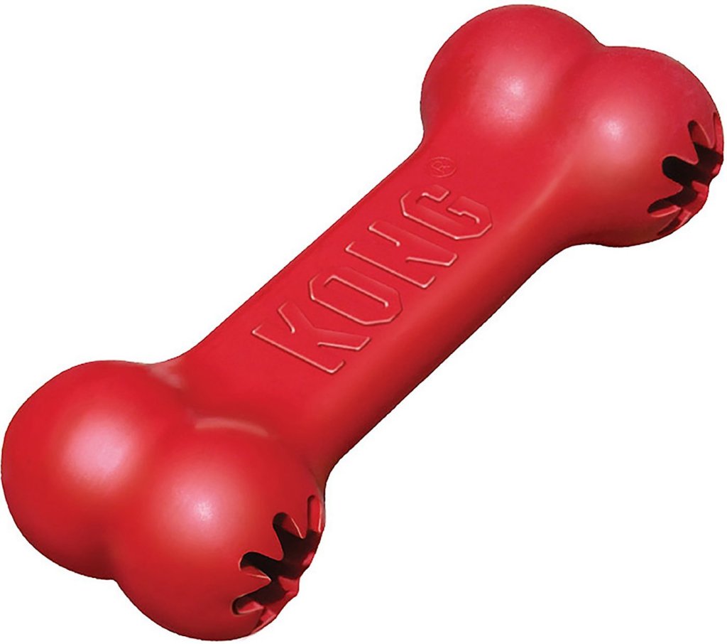 Red bone with holes on each end